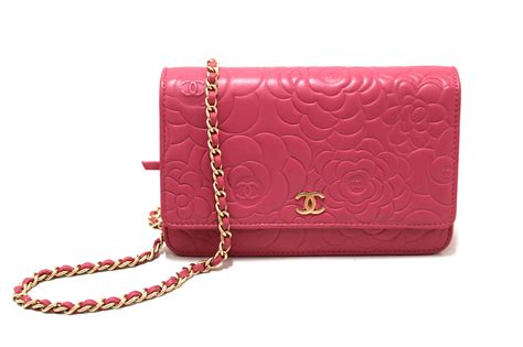 chanel pink camellia wallet on chain|Chanel wallet on chain lambskin.